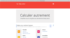 Desktop Screenshot of easy-calcul.com