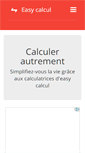 Mobile Screenshot of easy-calcul.com